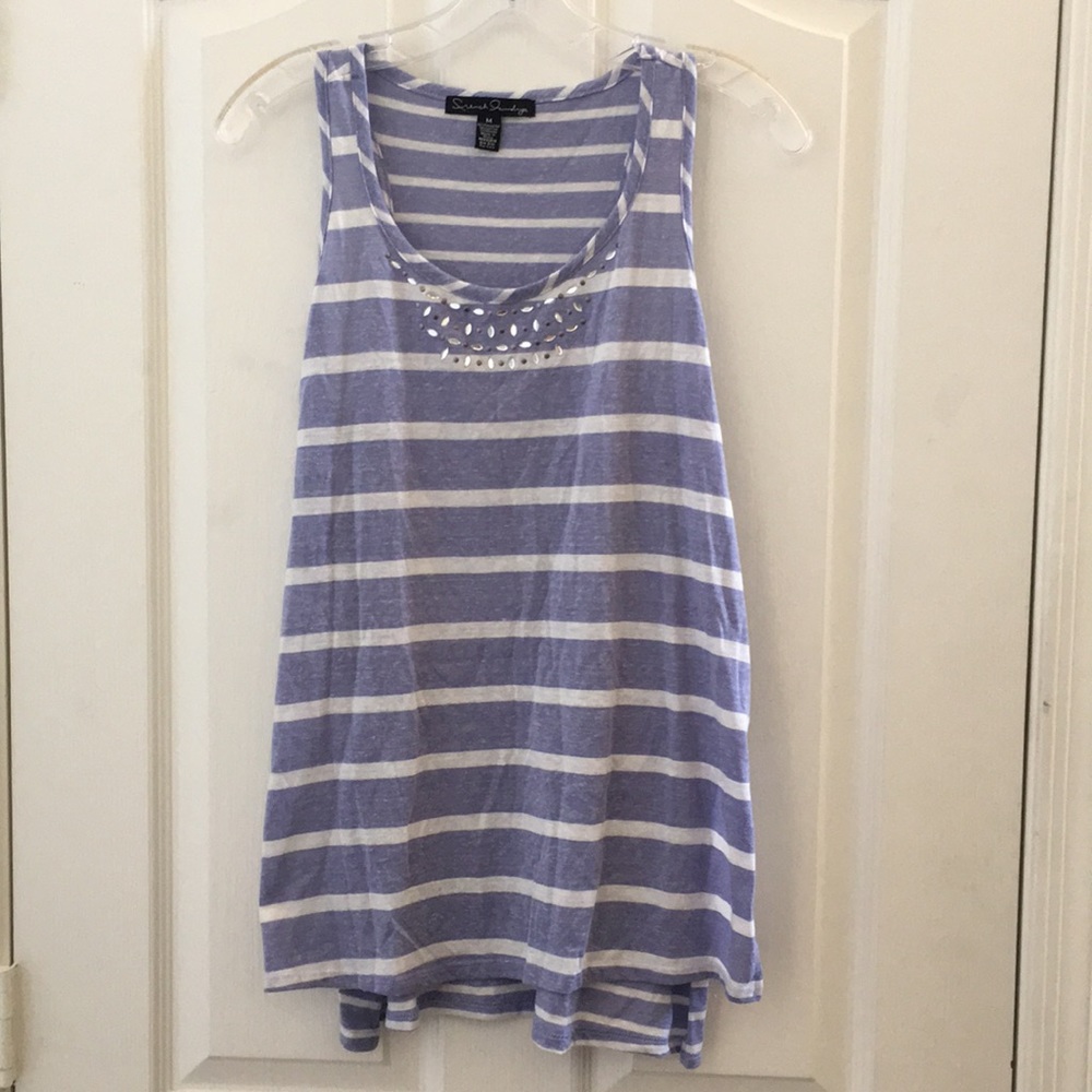 FINAL MARKDOWN Ladies’ French Laundry Embellished Tank Top medium